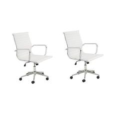 Imagem de Conjunto 2 Cadeiras De Escrit rio Diretor Office Sevilha  M v