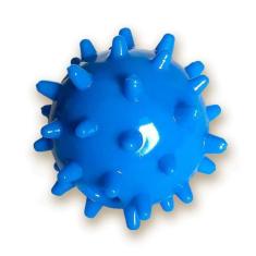 Imagem de Brinquedo São Benedito Pet Bola Maciça Com Cravo Azul Para Cães  - Tam