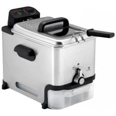 Imagem de Fritadeira Elétrica, a Óleo 3.5L com Filtragem, 1700W, 110V, T FAL 7211002145, Prateado