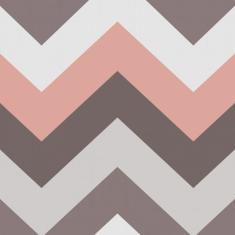 Imagem de Papel de Parede Chevron Tons de Marrom 57x270cm