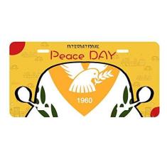 Imagem de DIYthinker Emblema Nacional do Chipre Placa de Licença Etiqueta Carro Decoração Dia da Paz