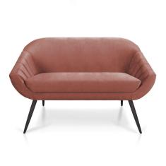 Imagem de Namoradeira Giovana 02 Lugares Veludo Rose