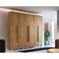 Imagem de Guarda-roupa Veracruz 6 Portas com Pés Naturalle