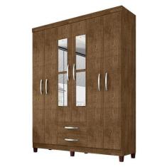 Imagem de Guarda Roupa Casal Mogi Com Espelho 6 Portas Malbec - Incorplac