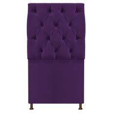 Imagem de Cabeceira Sofia 90Cm Solteiro Suede Roxo