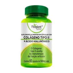 Imagem de Colágeno Tipo 2 Com Ácido Hialurônico 60 Cápsulas 500Mg - Fitoplant -