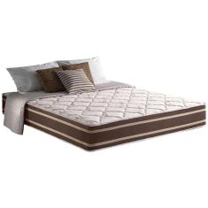 Imagem de Colchão Queen Molas Ensacadas Duo Sono Euro Pillow Brown (158X198X25) - Anjos