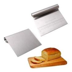 Imagem de Espátula Em Inox Prática Raspador De Massa Com Cabo Tubular