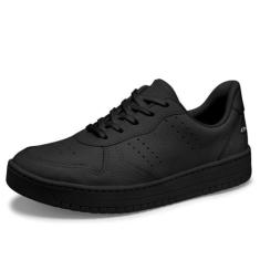 Imagem de Tênis Casual Feminino Couro Preto Dakota G9371-0011