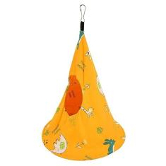 Imagem de Cama de Refúgio para Pássaros, Rede Suspensa de Ninho de Pássaro Macia, Fácil Limpeza, Amarela Respirável Quente para Periquito para Conure para Cinza Africano para Periquito