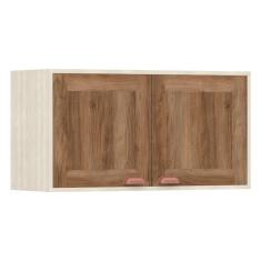 Imagem de Armário Aéreo de Cozinha 80 cm 2 Portas de abrir Sofia Luciane Móveis