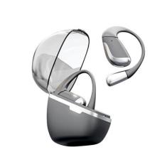 Imagem de Fones de ouvido de condução de ouvido aberto, fones de ouvido Bluetooth 5.3 com fones de ouvido sem fio à prova d'água 50H IPX5, fones de ouvido esportivos para motoristas com gancho para corrida, cam