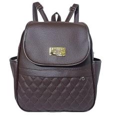 Imagem de Bolsa Feminina Social Para Universitária Com Alça De Costas E Bolsos -