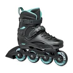 Imagem de Rollerblade RB 80 Tênis feminino Urban Inline, preto e azul claro