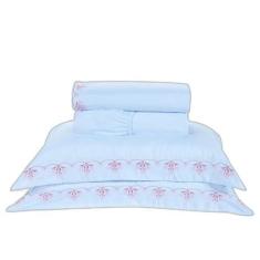 Imagem de Jogo Lençol Casal Urban Bordado 4Pçs 200 Fios 100% Algodão - Doce Lar 