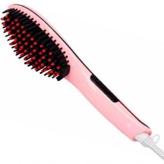 Imagem de Escova Alisadora Elétrica Chapinha Lcd 230c - Rosa- Bivolt