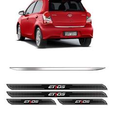 Imagem de Friso Porta-Malas Etios Hatch 2018 + Kit Soleira Protetora
