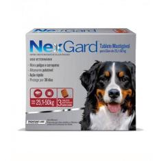 Imagem de Antipulgas E Carrapatos Nexgard Merial Para Cães De 25,1 A 50Kg - 3 Tabletes