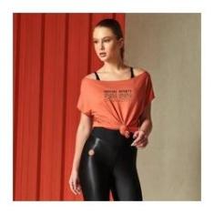 Imagem de Camiseta Colcci  Laranja Feminino