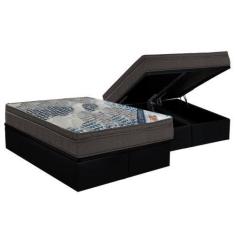 Imagem de Cama Box Baú Queen: Colchão Molas SuperPocket Ensacadas Ortobom ISO + 