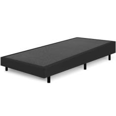 Imagem de Cama Box Solteirão Anti Refluxo Preto Inclinada 97x203cm BF Colchões