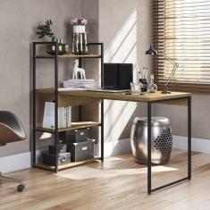 Imagem de Mesa Para Computador LI010 com 3 Prateleiras Industrial Kappesberg