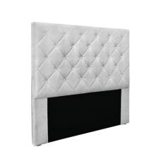 Imagem de Cabeceira Cama Box Casal 140 cm Tania Linho Grigio S04 - D'Rossi