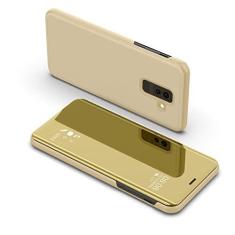 Imagem de Capa de espelho inteligente para Samsung Galaxy Note 9 8 10 20 S21 S20 FE S8 S9 S10 Plus S10e S7 Edge M21 M12 M31 Ultra Cover Coque, Dourado, Para Samsung S10