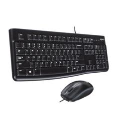 Imagem de Kit Teclado E Mouse Usb Logitech Mk120 Com Fio