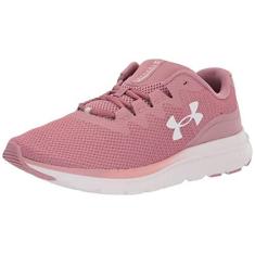 Imagem de Under Armour Tênis de corrida feminino Charged Impulse 3, Elixir rosa/Elixir rosa/branco, 34