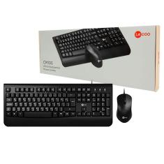 Imagem de Kit Teclado e Mouse Lecoo, USB, ABNT2, 1200DPI, Preto - CM105