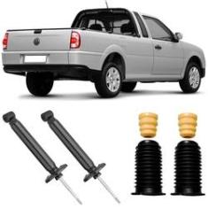 Imagem de 2 Amortecedor Saveiro 98 A 2008 Traseiro Nakata E Kit