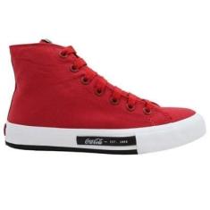 Imagem de Tenis Coca Cola Cano Médio Tecido CC2060 Daytona Hi-Feminino