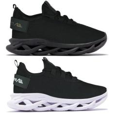 Imagem de Kit 2 Pares Tênis Academia Caminhada Corrida Leve Adapion Limited - Ad