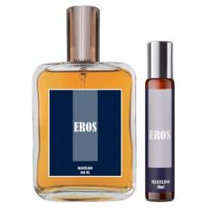Imagem de Kit Perfume Eros 100ml Masculino + Spray Portátil 10ml - Essência do B