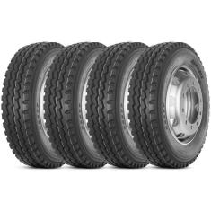 Imagem de Kit 4 Pneu Durable 275/80r22.5 149/146m Tl Dr877 Liso Misto