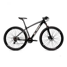 Imagem de Bicicleta Aro 29 Ksw Aluminio 27 Vel Freio Disco E Suspensão - Preto-prata - 21 Preto-prata