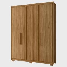 Imagem de Guarda Roupa Solteiro 176cm Ripado Milão M07 Freijó - Mpozenato