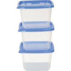 Imagem de Conjunto 2 Potes Quadrado 1,15l PO-02 São Bernardo Sortido