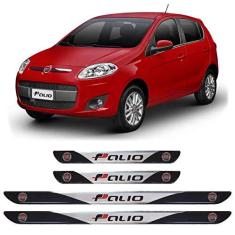 Imagem de Soleira Porta Fiat Palio 2011 a 2019 4 Pçs Resinado Sr01055