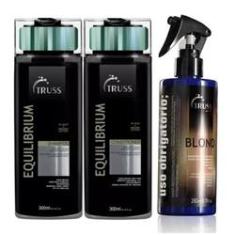 Imagem de Truss Shampoo + Cond. Equilibrium + Uso Reconstrutor Blond