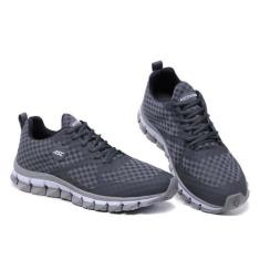 Imagem de Tênis Masculino Cinza Lege Front Ascension Esporte Caminhada Corrida A