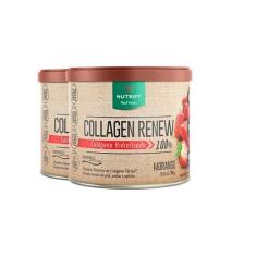 Imagem de Kit 2 Collagen Renew Colágeno Hidrolisado Morango Nutrify 300G