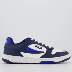 Imagem de Tênis Fila FX-33 Low Branco e Marinho-Masculino