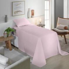 Imagem de Jogo De Cama Solteiro Algodão 180 Fios 3 Pçs Liso Conforto - Fiori