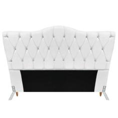 Imagem de Cabeceira Queen Size Cama Box De Casal Quarto Estofada Barcelona 160cm