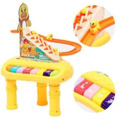 Imagem de Piano Infantil Musical Teclado Educativo Patinho Brinquedo - Dm Toys