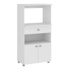 Imagem de Balcão Multiuso Branco 2 Portas 1 Gaveta Multimóveis