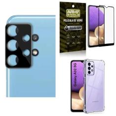 Imagem de Capinha Samsung A32 5G + Película De Câmera + Película 3D - Armyshield