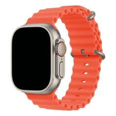 Imagem de Relógio Smartwatch Faz e Recebe Ligações S58 Ultra Pro Laranja Max Env